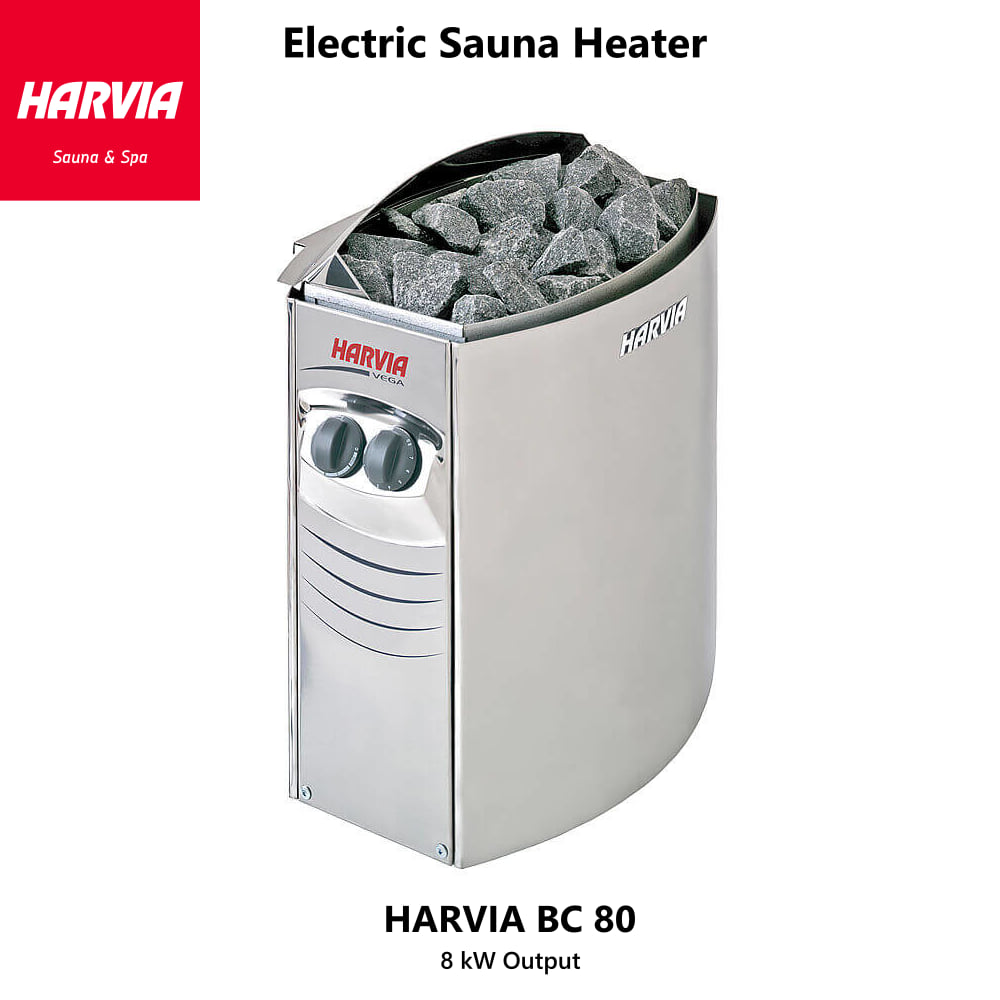 Barrel Sauna M-EL, 2/6 (lying down/seated) people capacity, electric