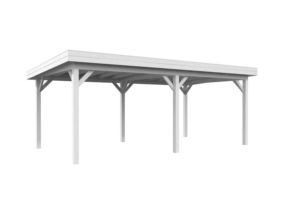 Garden Gazebo Lenna 16.6 m², painted white