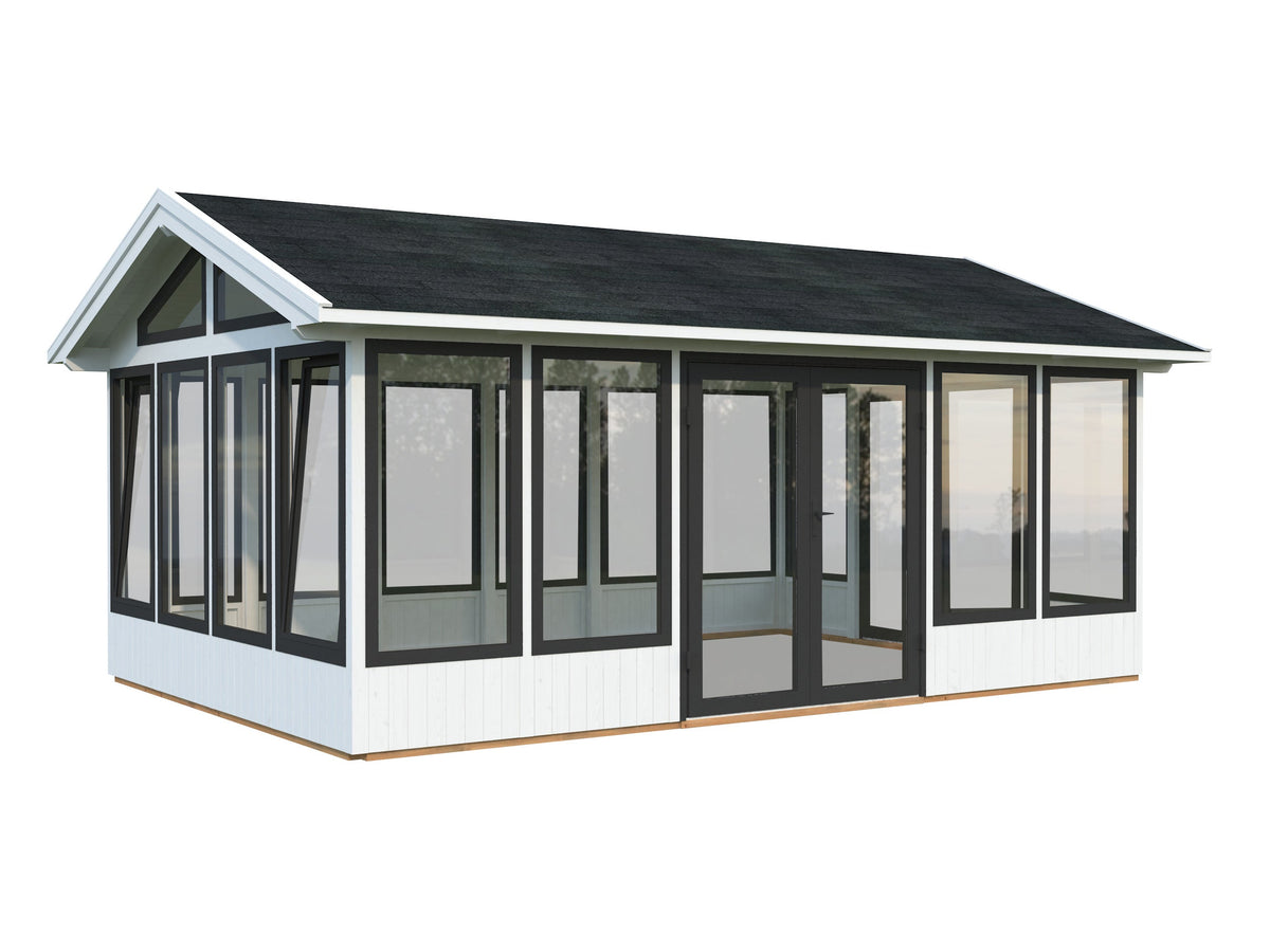 Glasshouse Isabella 22.2 m², painted white