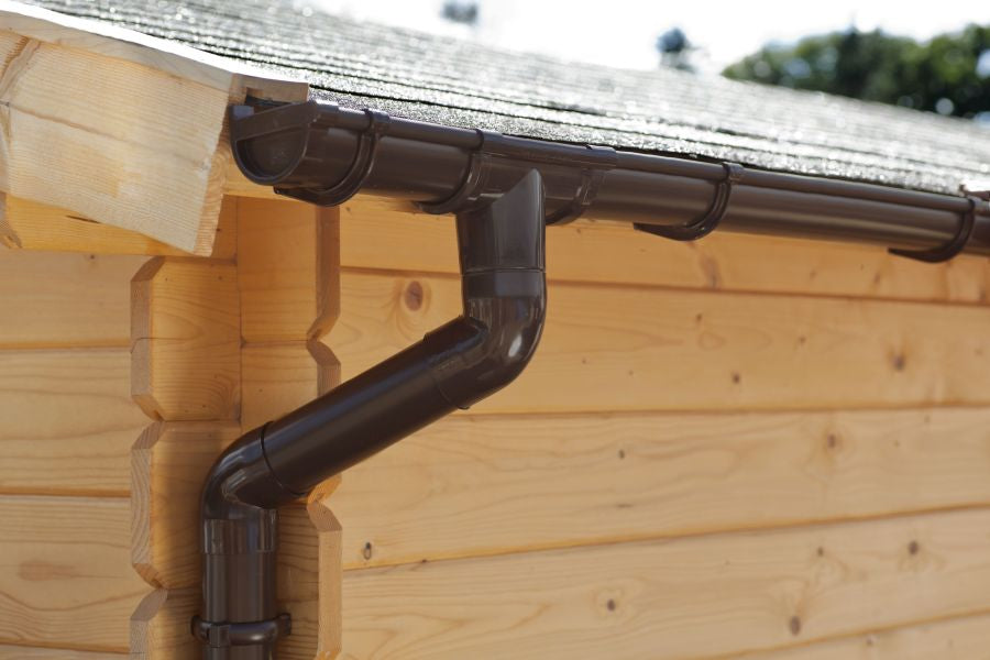 Rain gutter for GABLE roof (6 m length)