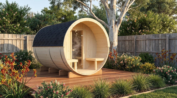 Barrel sauna capacity: what "seats four" means