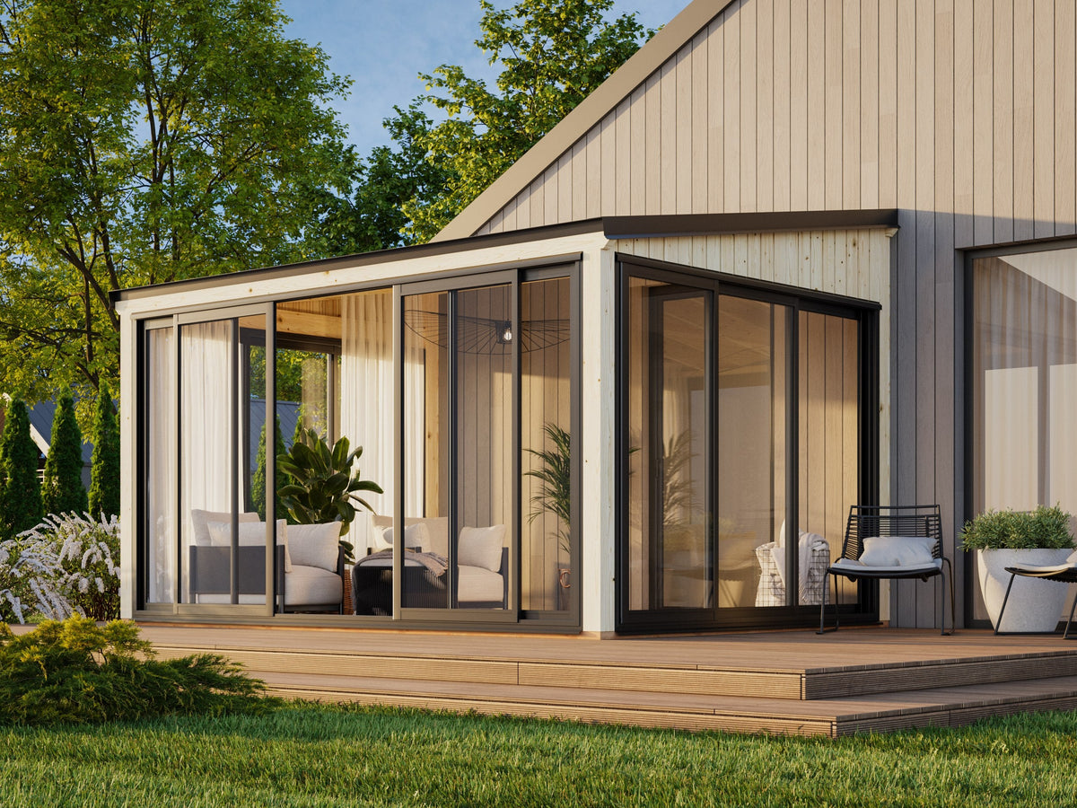 Attached Conservatory Lumi 11.6 m² Slide