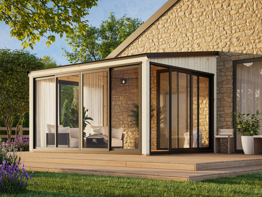 Attached Conservatory Lumi 11.6 m² Slide Plus