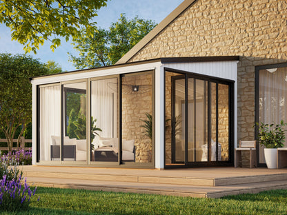 Attached Conservatory Lumi 11.6 m² Slide Plus
