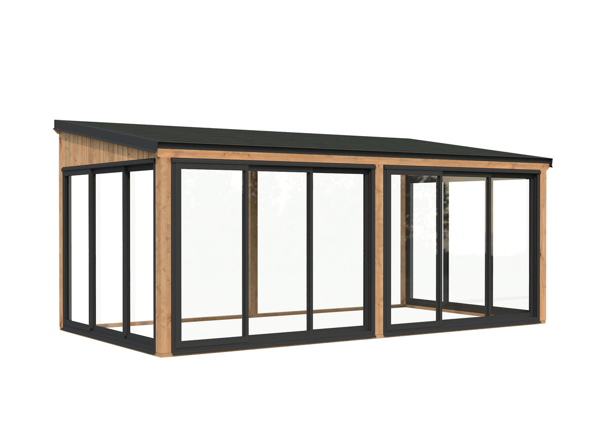 Attached Conservatory Lumi 16.2 m² Slide