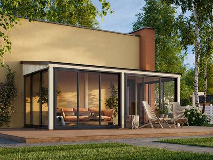 Attached Conservatory Lumi 16.2 m² Slide Plus