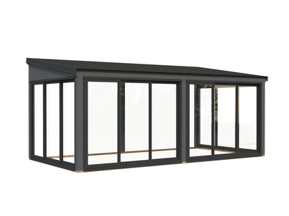 Attached Conservatory Lumi 16.2 m² Slide Plus