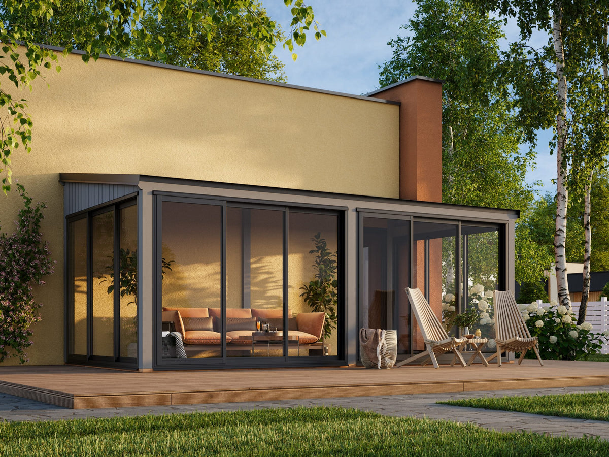 Attached Conservatory Lumi 16.2 m² Slide Plus