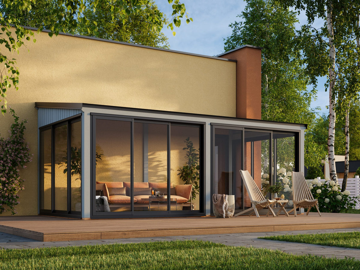 Attached Conservatory Lumi 16.2 m² Slide Plus