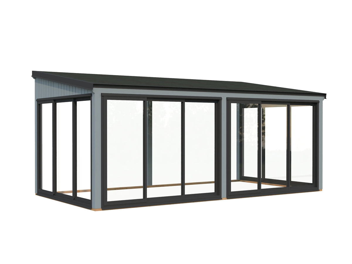 Attached Conservatory Lumi 16.2 m² Slide Plus