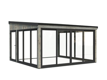 Attached Conservatory Lumi 16.6 m² Slide