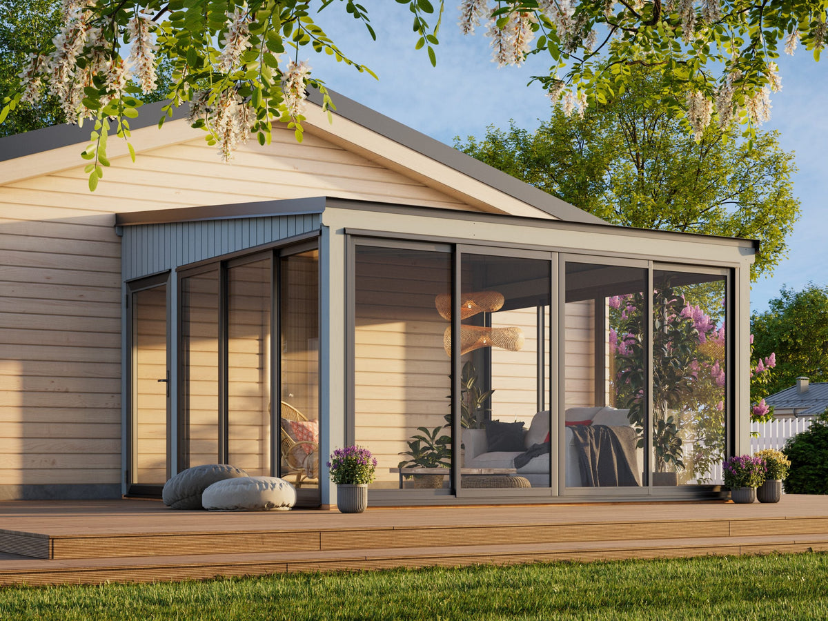 Attached Conservatory Lumi 16.6 m² Slide