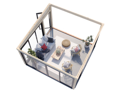 Attached Conservatory Lumi 16.6 m² Slide