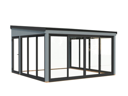 Attached Conservatory Lumi 16.6 m² Slide Plus