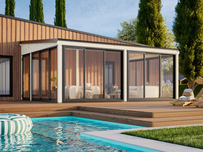 Attached Conservatory Lumi 23.3 m² Slide