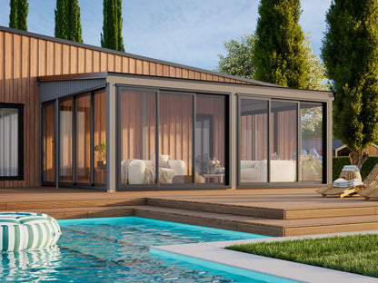 Attached Conservatory Lumi 23.3 m² Slide