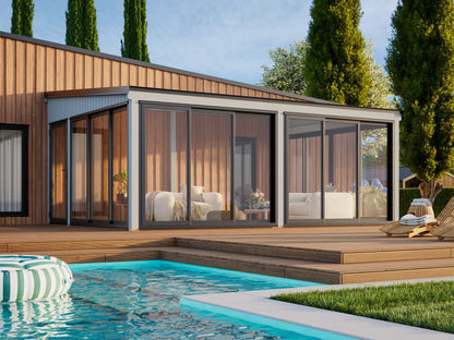 Attached Conservatory Lumi 23.3 m² Slide