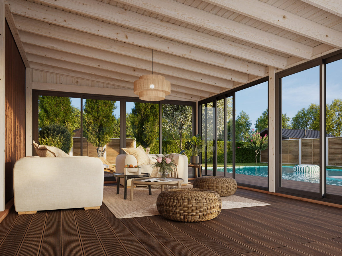 Attached Conservatory Lumi 23.3 m² Slide