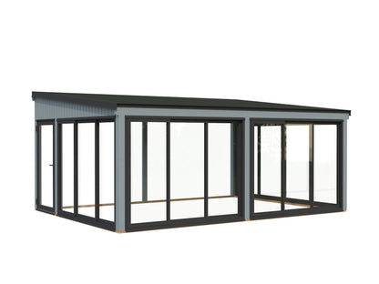 Attached Conservatory Lumi 23.3 m² Slide Plus