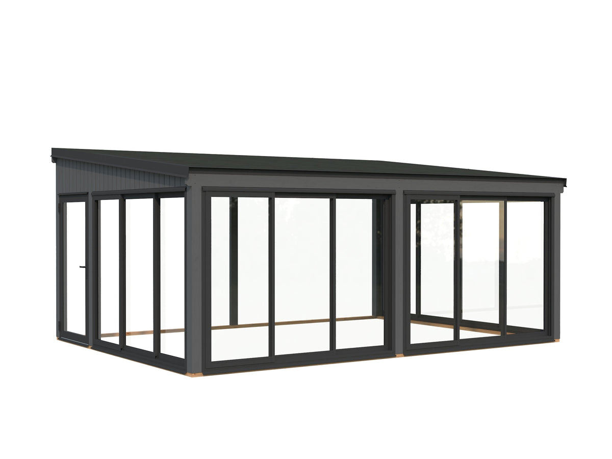 Attached Conservatory Lumi 23.3 m² Slide Plus
