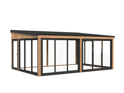 Attached Conservatory Lumi 23.3 m² Slide Plus
