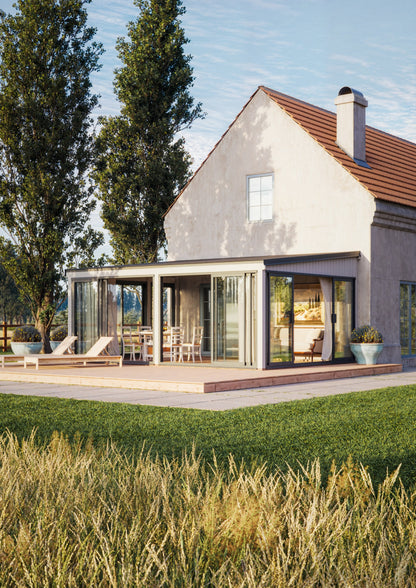 Attached Conservatory Lumi 23.3 m² Slide Plus