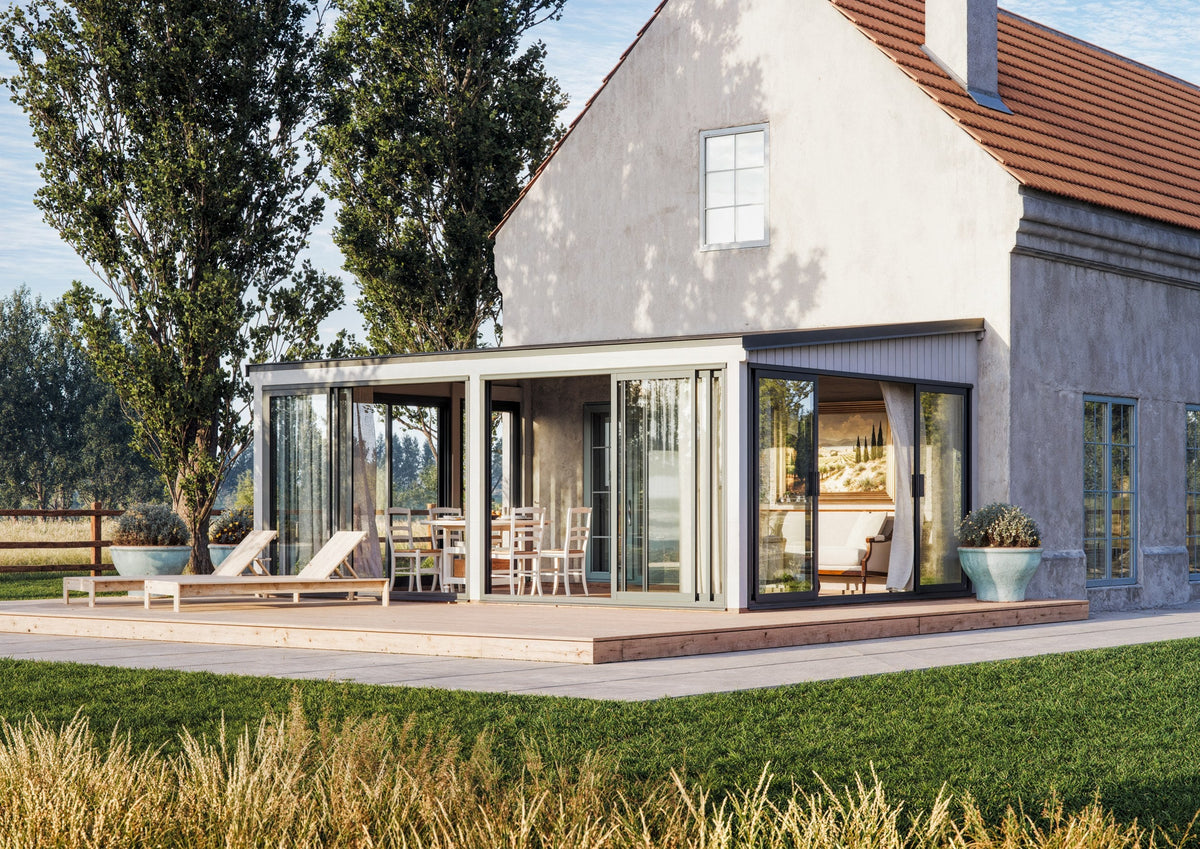 Attached Conservatory Lumi 23.3 m² Slide Plus