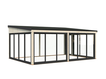 Attached Conservatory Lumi 23.3 m² Slide Plus