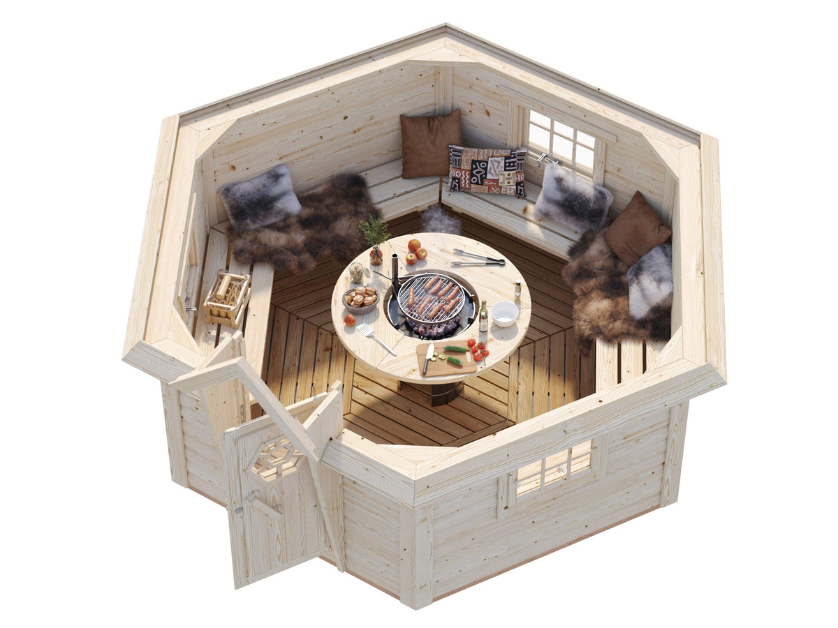 BBQ Hut Eva 8.7 m²