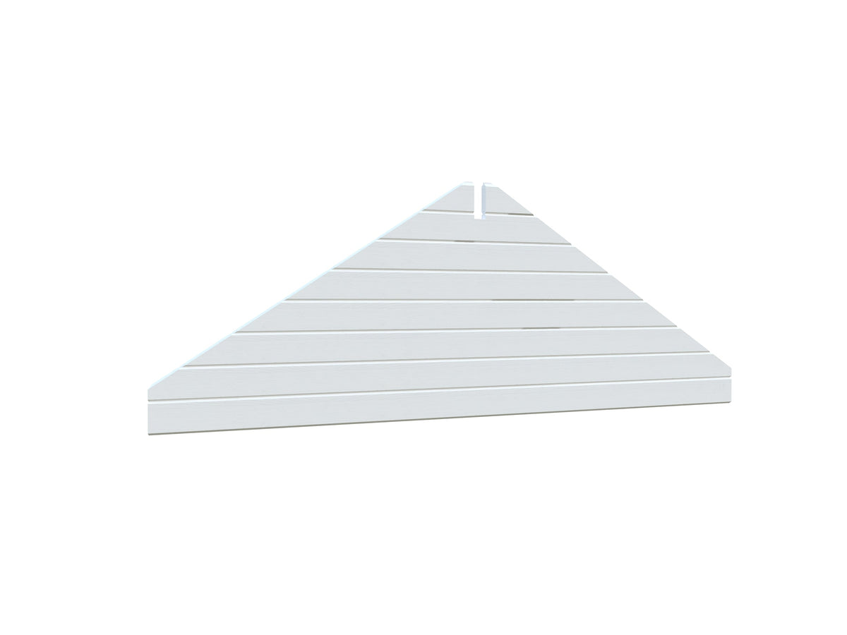 Bianca apex wall, painted white