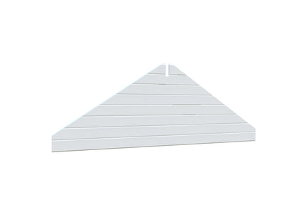 Bianca apex wall, painted white