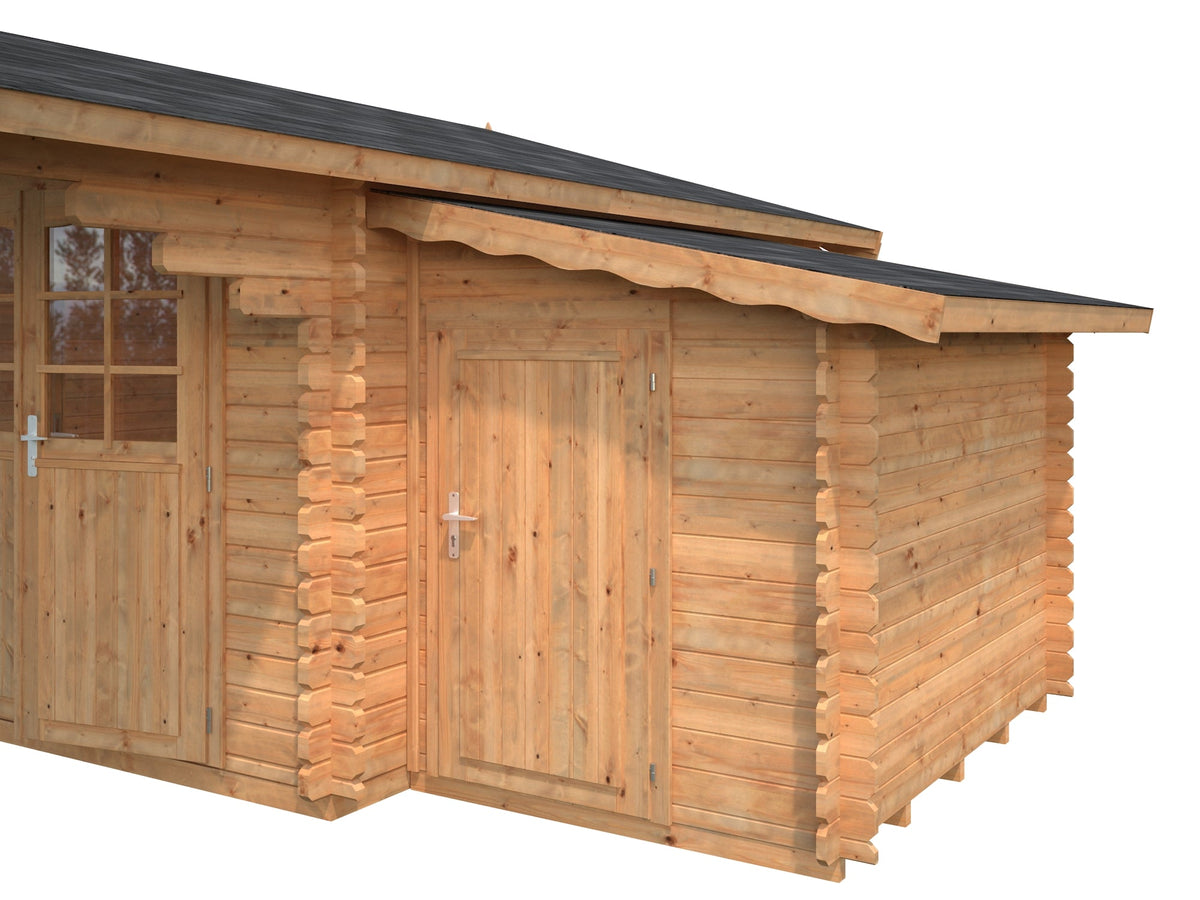Extension, brown dip-treated