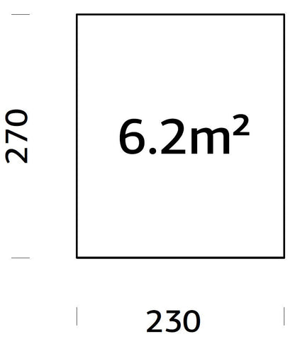 Foundation frame 2.3x2.7 m (incl. LogFoot)