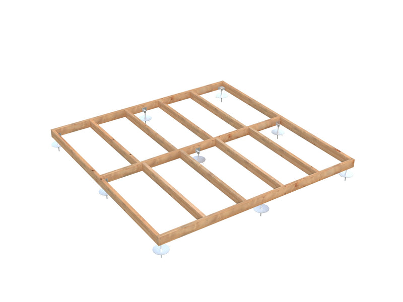Foundation frame 3x3 m (incl. LogFoot)