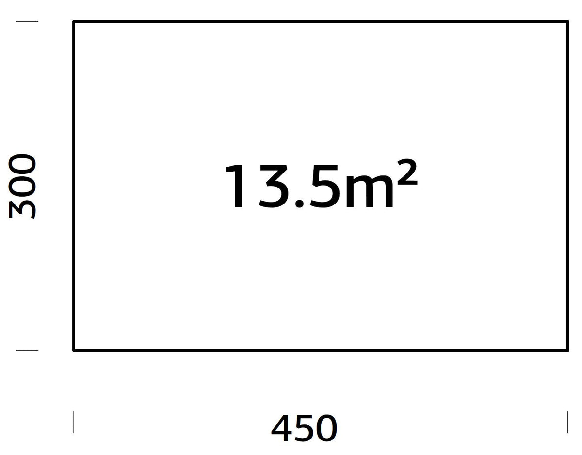 Foundation frame 4.5x3 m (incl. LogFoot)