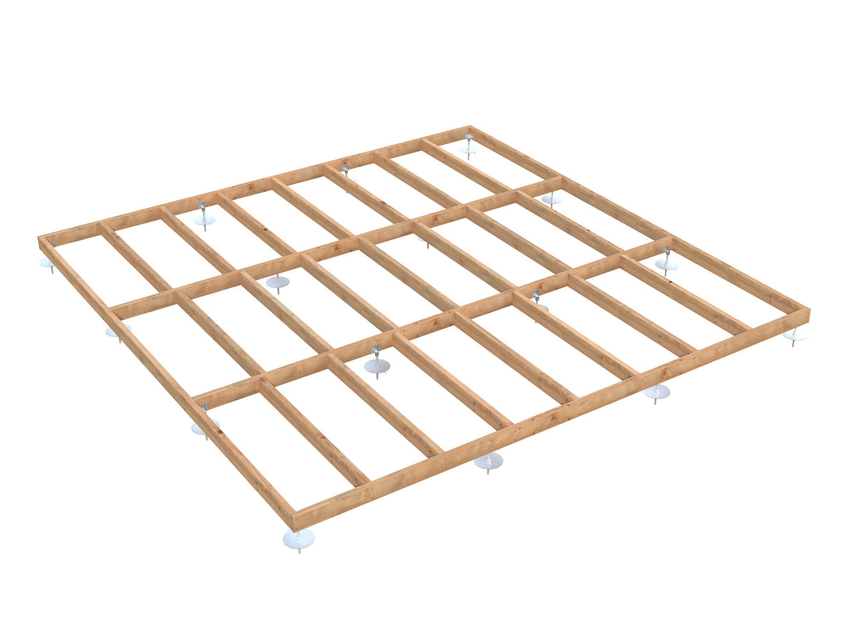 Foundation frame 4.5x4.5 m (incl. LogFoot)