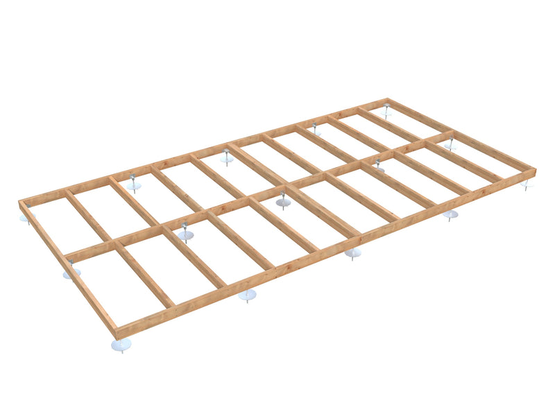 Foundation frame 6x3 m (incl. LogFoot)