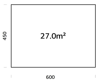Foundation frame 6x4.5 m (incl. LogFoot)