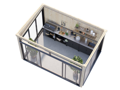 Freestanding Conservatory Saga 11.6 m² Slide
