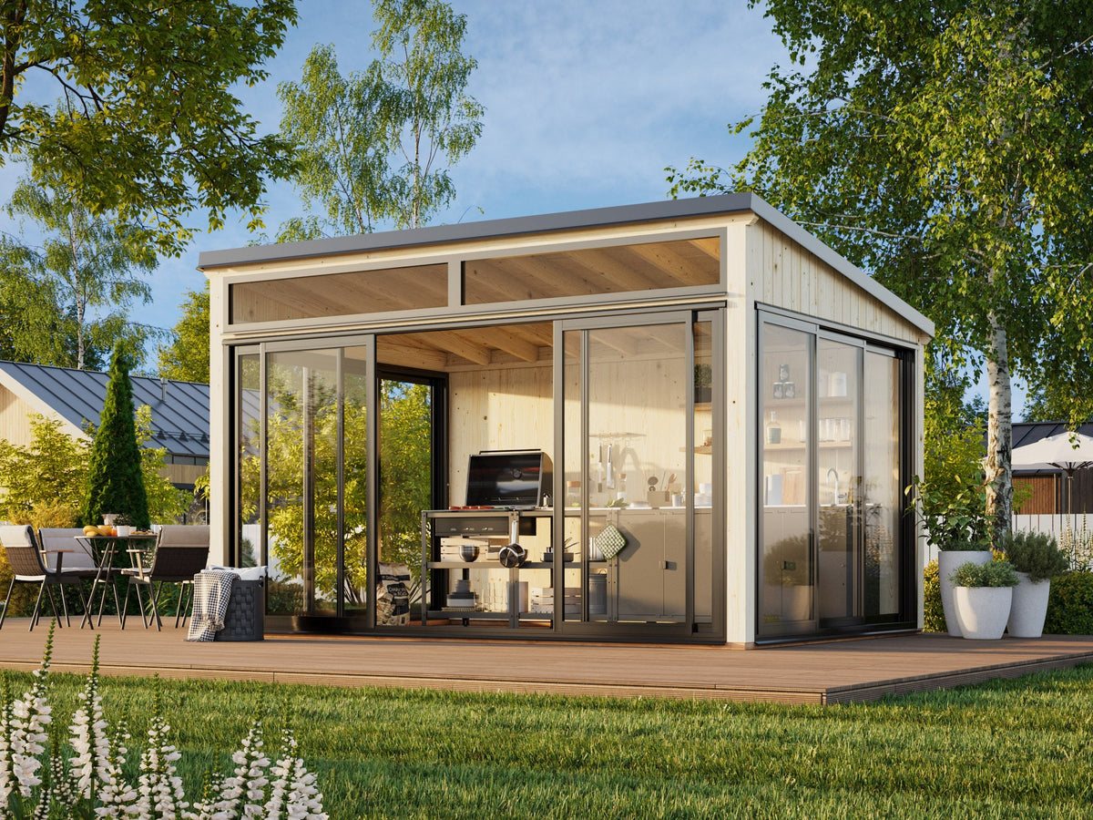 Freestanding Conservatory Saga 11.6 m² Slide Plus