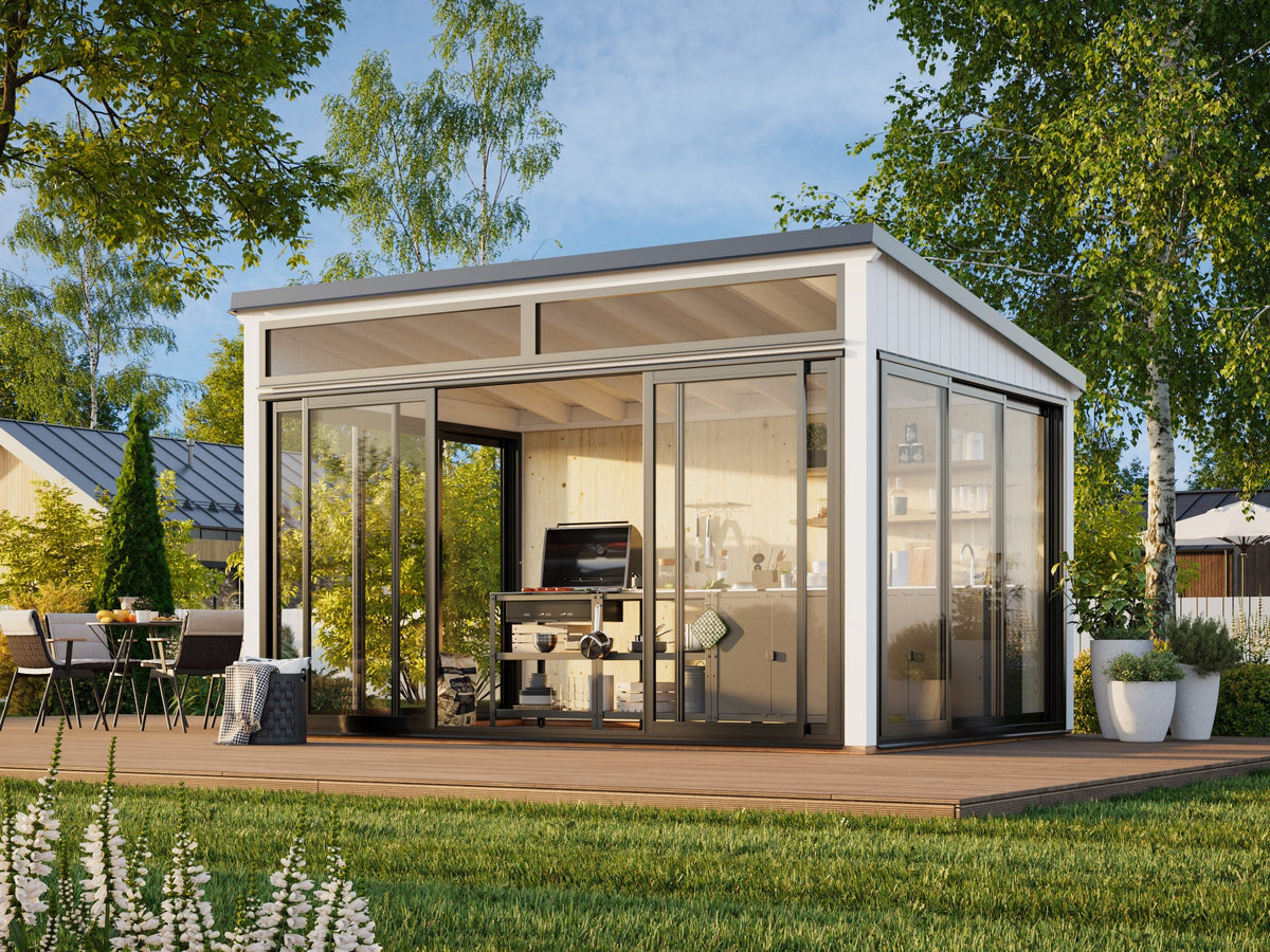 Freestanding Conservatory Saga 11.6 m² Slide Plus