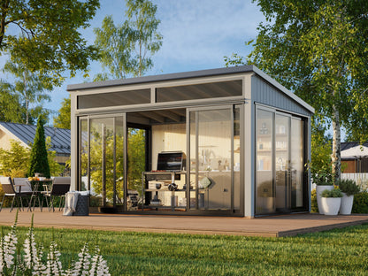Freestanding Conservatory Saga 11.6 m² Slide Plus