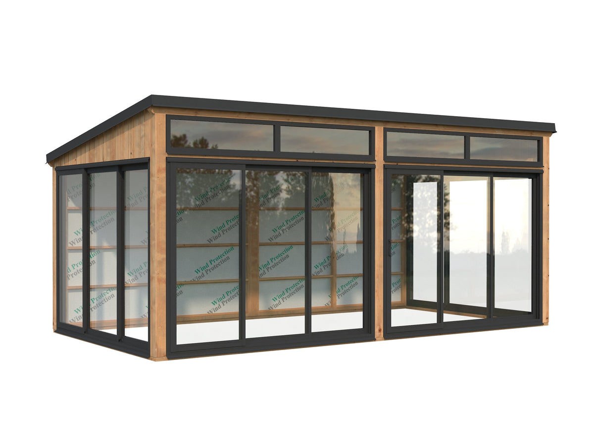 Freestanding Conservatory Saga 16.2 m² Slide