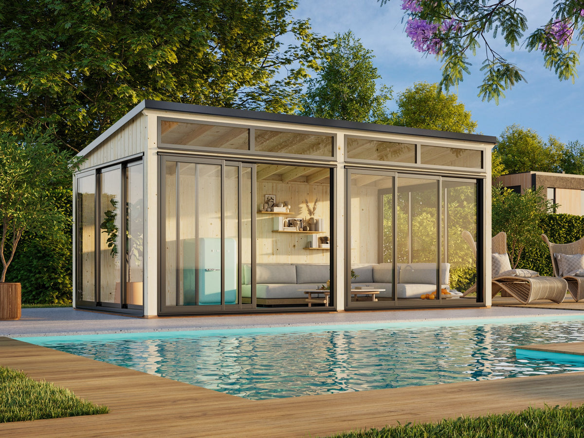 Freestanding Conservatory Saga 16.2 m² Slide Plus