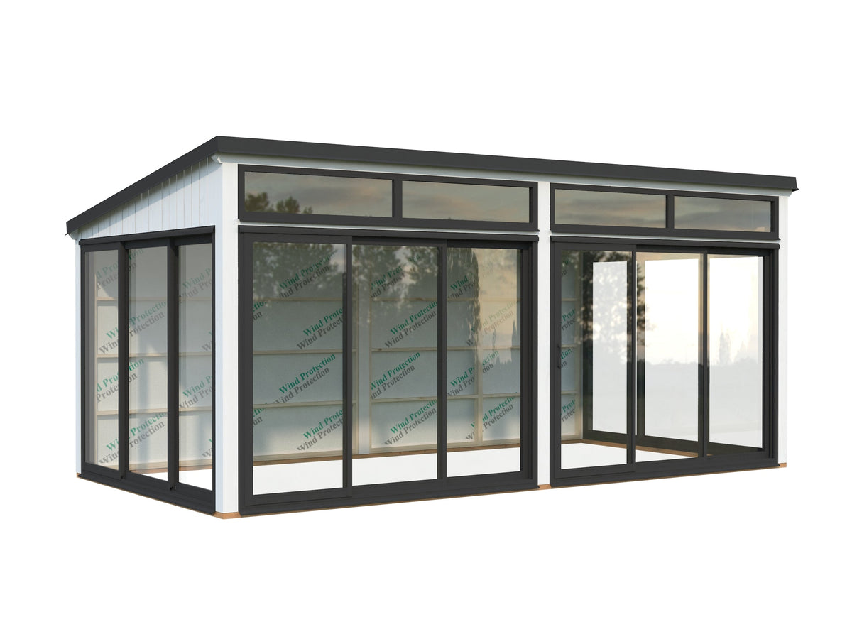Freestanding Conservatory Saga 16.2 m² Slide Plus