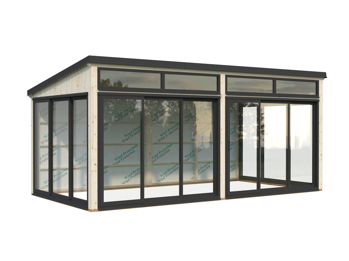 Freestanding Conservatory Saga 16.2 m² Slide Plus
