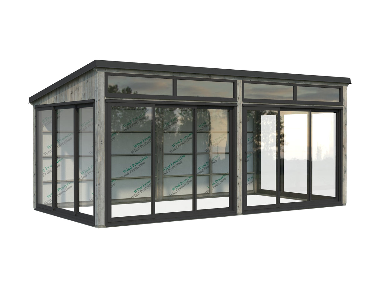 Freestanding Conservatory Saga 16.2 m² Slide Plus