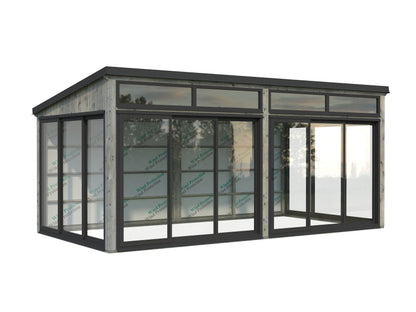 Freestanding Conservatory Saga 16.2 m² Slide Plus