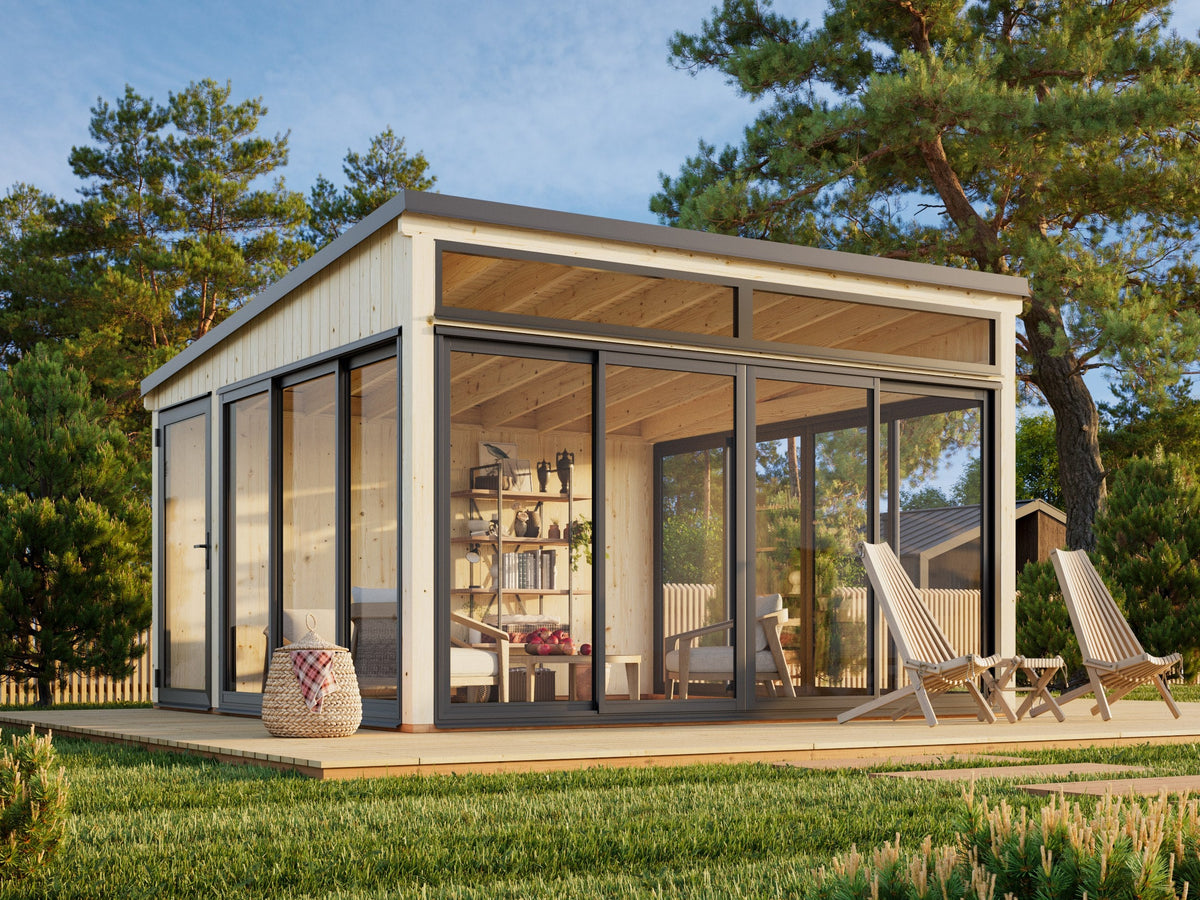 Freestanding Conservatory Saga 16.6 m² Slide Plus