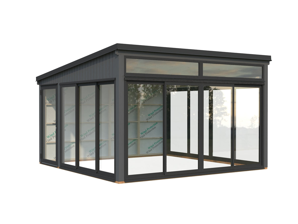 Freestanding Conservatory Saga 16.6 m² Slide Plus